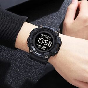 Sport Mens Watches LED Light Digital Watch